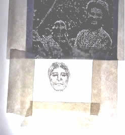 Preliminary sketch of Timpanogos sketch by artist Carol Pettit Harding