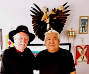 Phillip B Gottfredson with Kenny Frost of the Ute Mountain Ute Nation