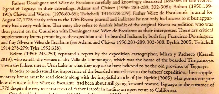 Dominguez and Escalante in 1776 Utah