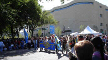 National Museum of the American Indian procession