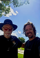 Fimmaker David Whit and Author Phillip B Gottfredson