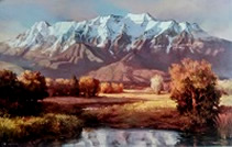 Mt Timpanogos by Carol Pettit Harding